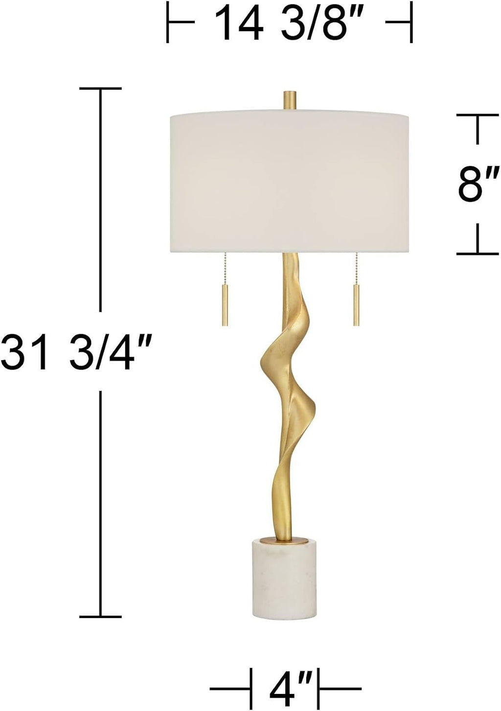 Marble Gold Modern Table Lamp