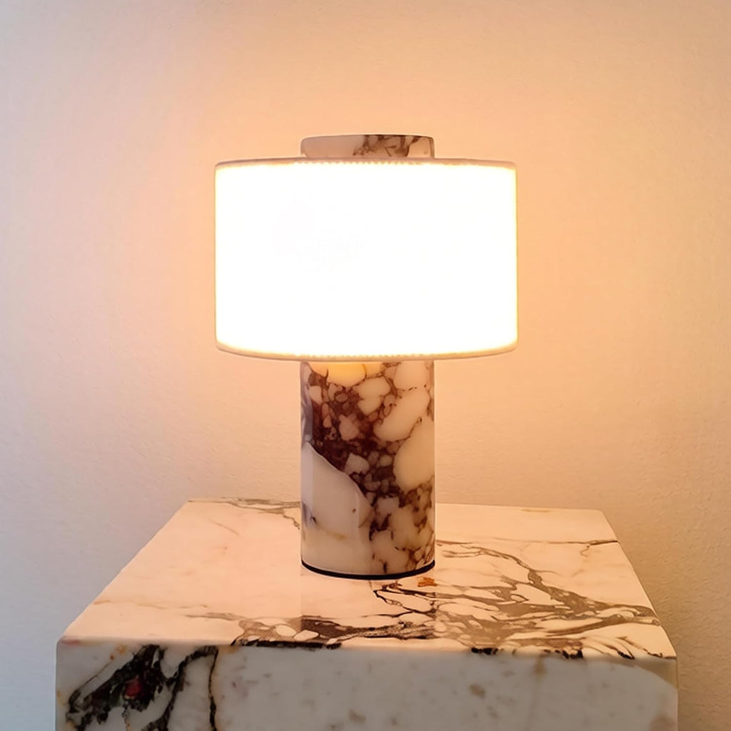 Calacatta Viola Marble Table Lamp