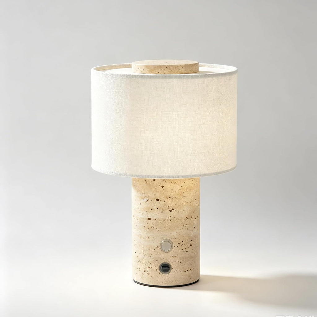 Cordless Touch Marble Table Lamp