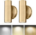 2‑Pack Brass Up‑Down Indoor Wall Sconces