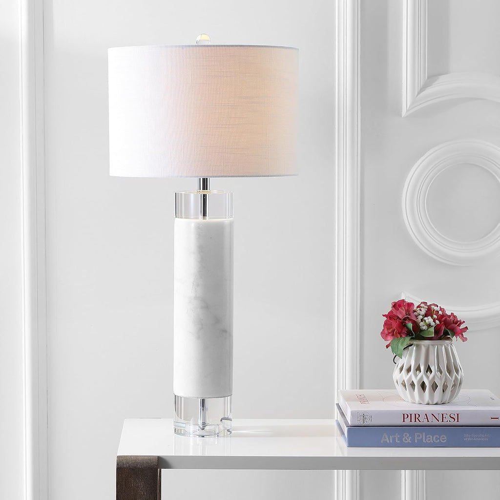 Marble Crystal Hunter Table Lamp